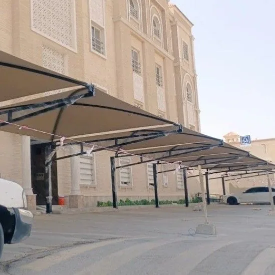 مظلات سيارات قماش شدّ - الرياض السعودية
